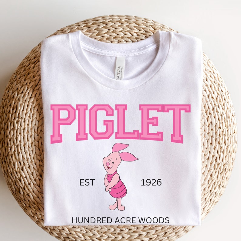 Winnie the Pooh Shirt, Piglet Shirt, Disney Shirt, Disneyland Shirt, Disney World Shirt, Vintage Pooh Bear, Jersey Style Disney Shirt, Pooh