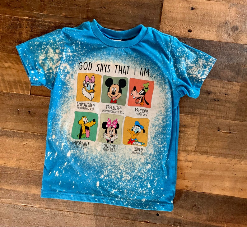 God days I am mickey shirts,  boys girl god shirt shirt, custom baby boy god shirt, god says I am mickey minnie pluto shirt