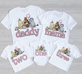 Classic Winnie the Pooh Birthday Shirts - matching family of the bday girl, vintage winnie pooh, mom dad grandma brother, pooh hunny piglet,