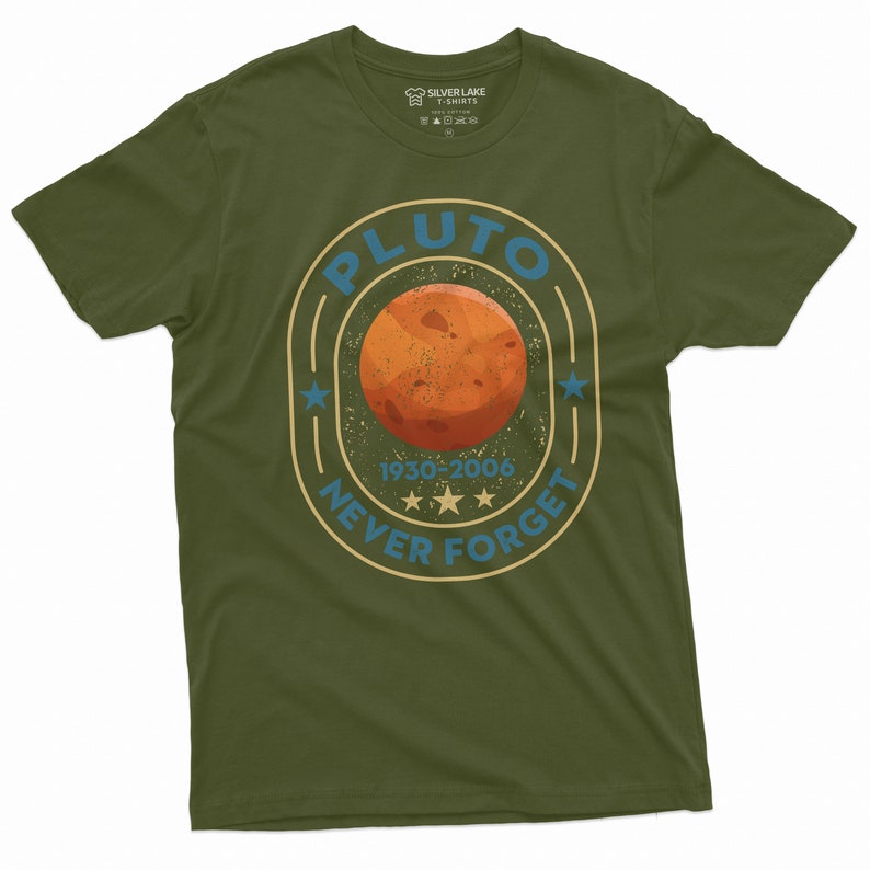 Pluto Never Forget 1936-2006 Shirt Universe Shirt Trendy Science Tee Astronomy Lover Gift Tee Retro Space Tee Shirt Aesthetic Universe Tee