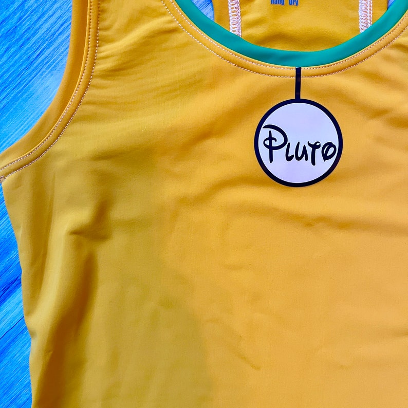 Pluto Running Tank Racerback | Pluto Costume w/Optional Arm Sleeves