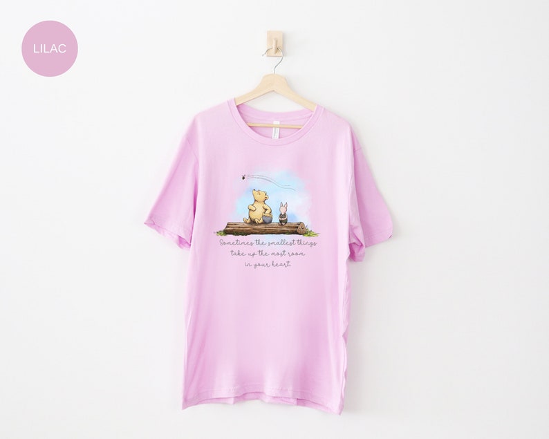 Classic Winnie The Pooh Bella Canvas TShirt For Friend Gifts Winnie The Pooh Bear Piglet Cute Vintage Pooh Quote 1926 Pooh Graphic Tee Shirt