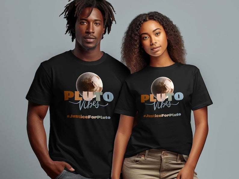 Pluto Shirt Justice For Pluto Boho Comfort Colors Tee Planet Pluto Sweatshirt, Hoodie, Retro Space Tee, Matching Couples Shirts Families