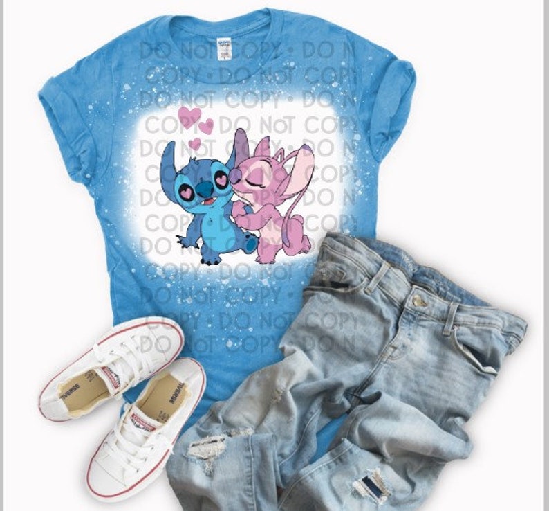 Stitch and Angel Valentines Day shirt