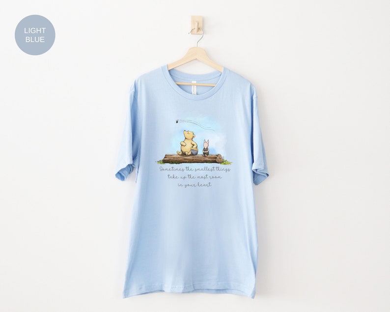 Classic Winnie The Pooh Bella Canvas TShirt For Friend Gifts Winnie The Pooh Bear Piglet Cute Vintage Pooh Quote 1926 Pooh Graphic Tee Shirt