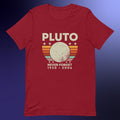 Pluto Never Forget Vintage T-Shirt, Retro Space Lover Gift
