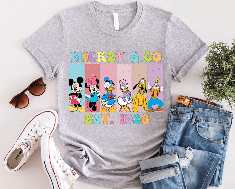 Mickey And Friends Shirt, Mickey And Friends Minnie Donald Daisy Goofy Pluto Shirt, Friends Shirt, Disneyworld Shirt, Disney Shirt