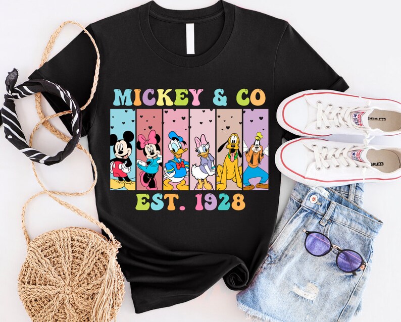 Mickey And Friends Shirt, Mickey And Friends Minnie Donald Daisy Goofy Pluto Shirt, Friends Shirt, Disneyworld Shirt, Disney Shirt