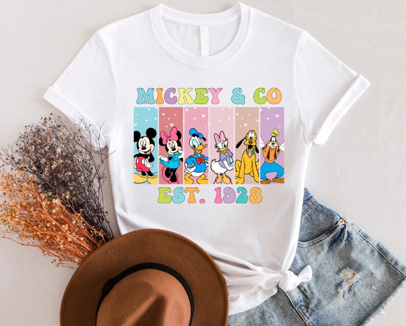 Mickey And Friends Shirt, Mickey And Friends Minnie Donald Daisy Goofy Pluto Shirt, Friends Shirt, Disneyworld Shirt, Disney Shirt
