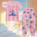 Personalized Stitch Angel Pajamas Set, Lilo Stitch Holiday Pajamas, Disney Stitch Womens Pajamas, Angel Stitch Pajamas Family