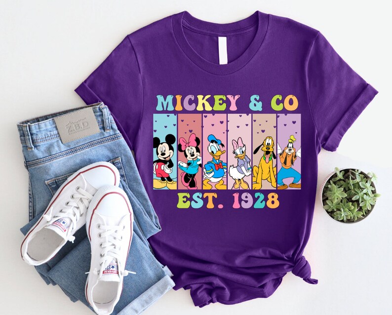 Mickey And Friends Shirt, Mickey And Friends Minnie Donald Daisy Goofy Pluto Shirt, Friends Shirt, Disneyworld Shirt, Disney Shirt