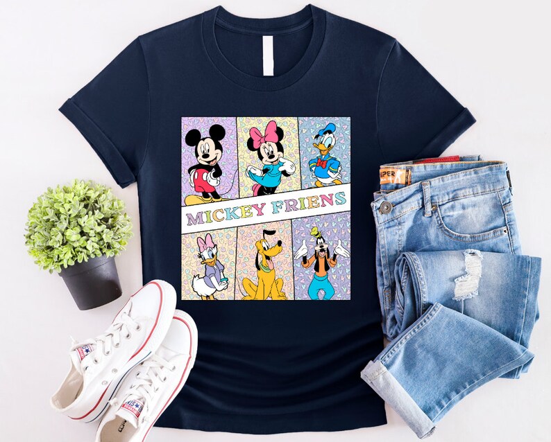 Mickey And Friends Shirt, Mickey And Friends Minnie Donald Daisy Goofy Pluto Shirt, Friends Shirt, Disneyworld Shirt, Disney Shirt
