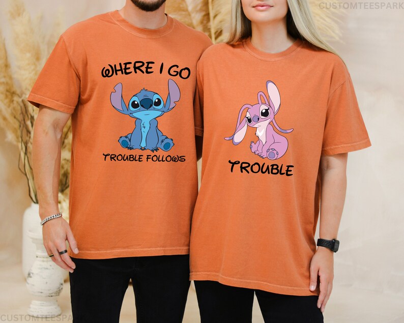 Comfort Colors® Stitch And Angel Matching Tees, Disney product image 6