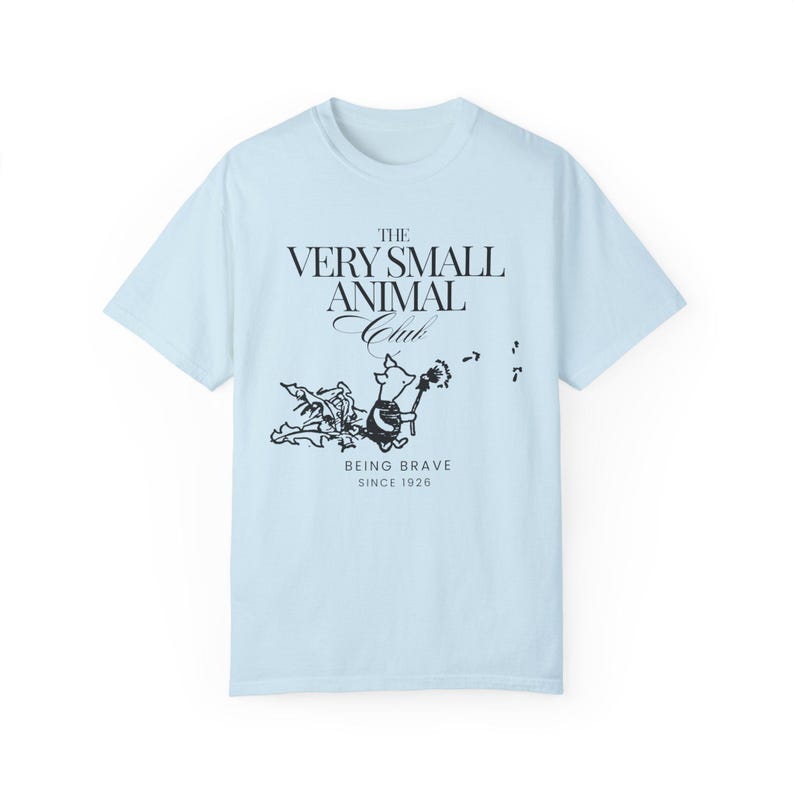Piglet Comfort Colors Shirt: Winnie the Pooh Literary Gift