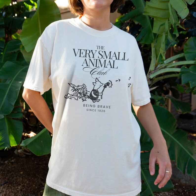 Piglet Comfort Colors Shirt: Winnie the Pooh Literary Gift