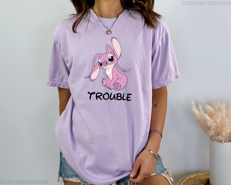 Comfort Colors® Stitch And Angel Matching Tees, Disney product image 5