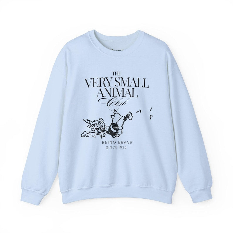 Piglet Sweatshirt: Winnie The Pooh 'Very Small Animal Club' Design