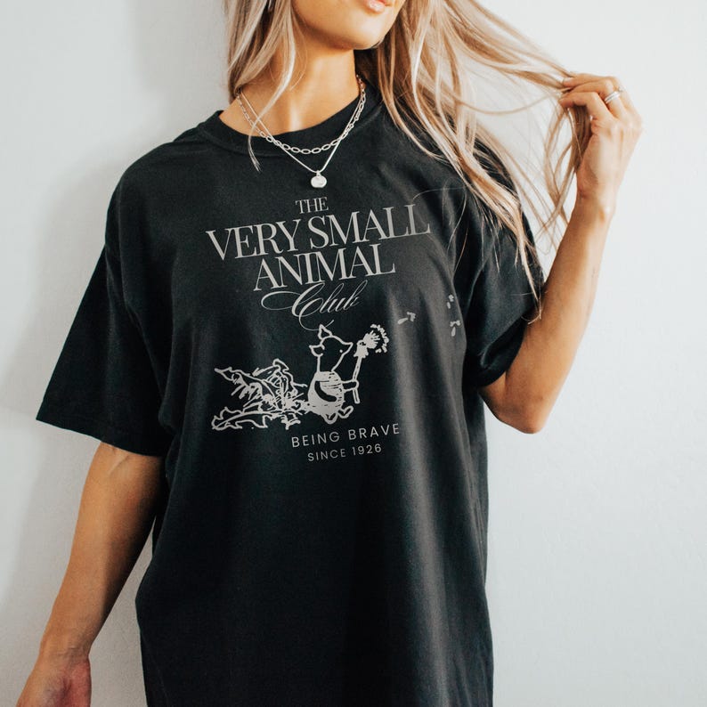 Piglet Comfort Colors Shirt: Winnie the Pooh Literary Gift