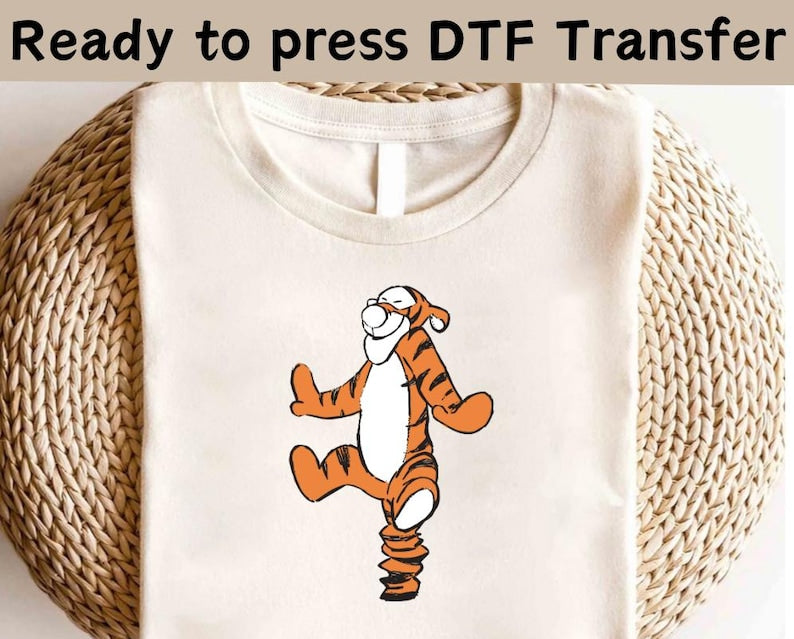 Disney Winnie The Pooh Tigger DTF Transfer, and Friends product image 1
