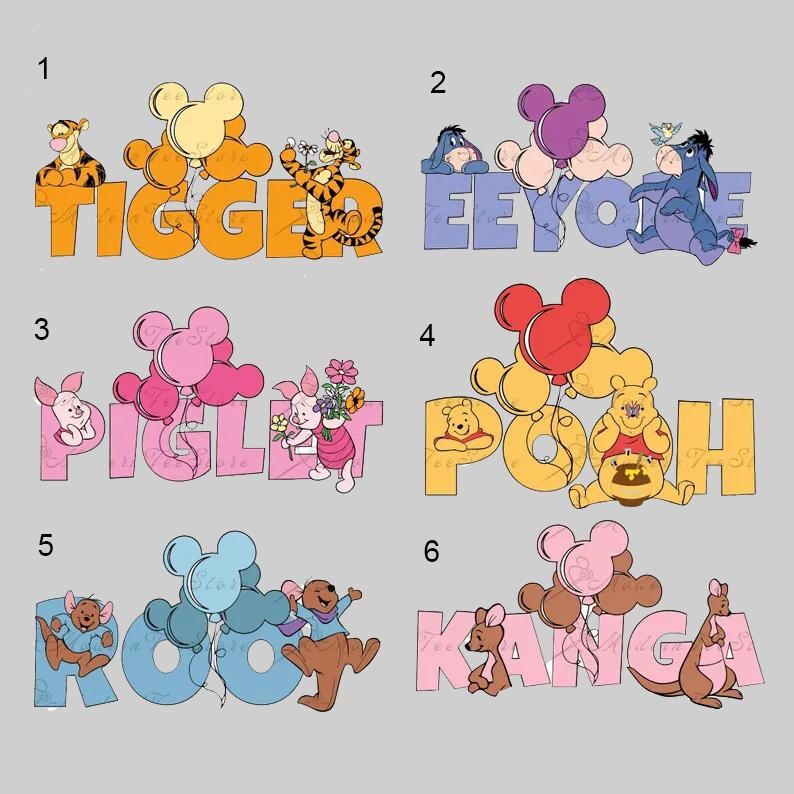 Retro Winnie the Pooh Varsity Shirt, Tigger, Piglet, Eeeyore, Roo, Lumpy, Rabbit, Disneyland Trip Shirt, Disney Family Trip