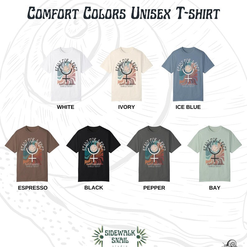 Pluto In Aquarius Comfort Colors Shirt: Astrology Unisex Tee