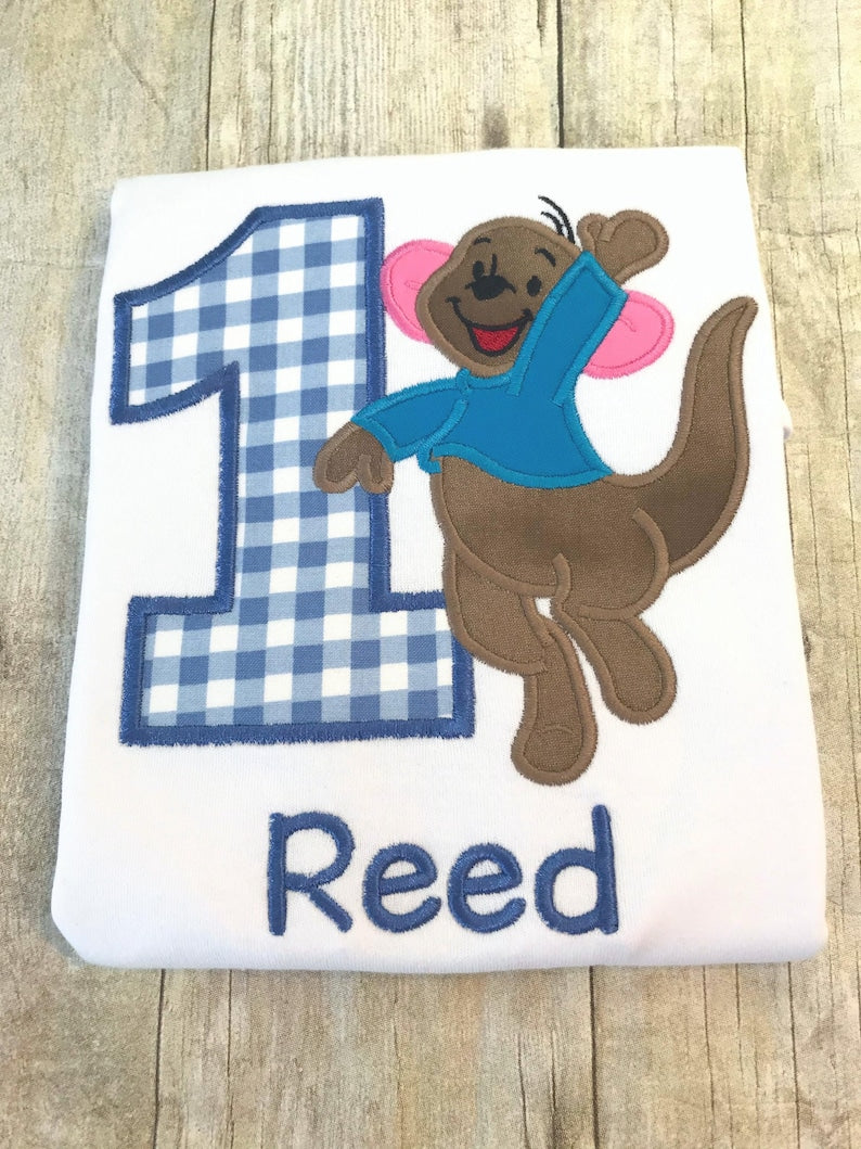 YOUR CHOICE of Winnie The Pooh Character Personalized Birthday Shirt
