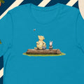 Classic Winnie the Pooh design Short-Sleeve Unisex T-Shirt, Gift for her, Mom, gift, vintage pooh and piglet fans