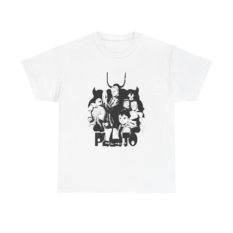 T-shirt | Anime | Pluto, Japan, Manga, Tokyo, Sweatshirt and Tshirt, Netflix Pluto, Tshirt