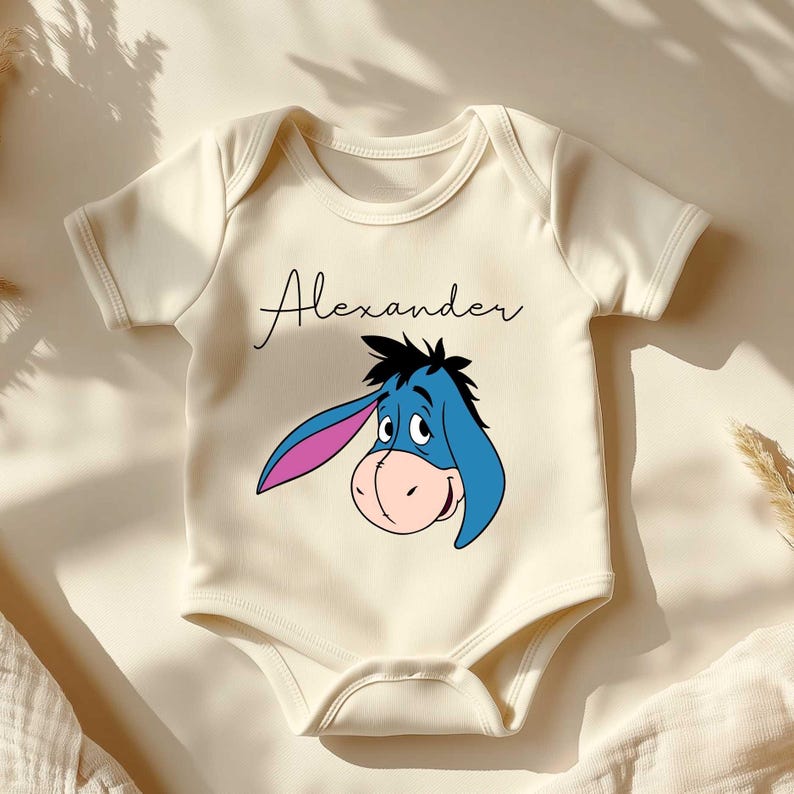 Personalized Winnie the Pooh Onesie®: Piglet & Tigger Baby Bodysuit
