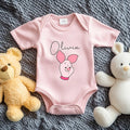 Personalized Winnie the Pooh Onesie®: Piglet & Tigger Baby Bodysuit
