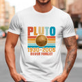Funny Retro Space Tee, Pluto Never Forget T-Shirt, Vintage Astronomy Shirt, Science Gift for Space Lovers and Nerds