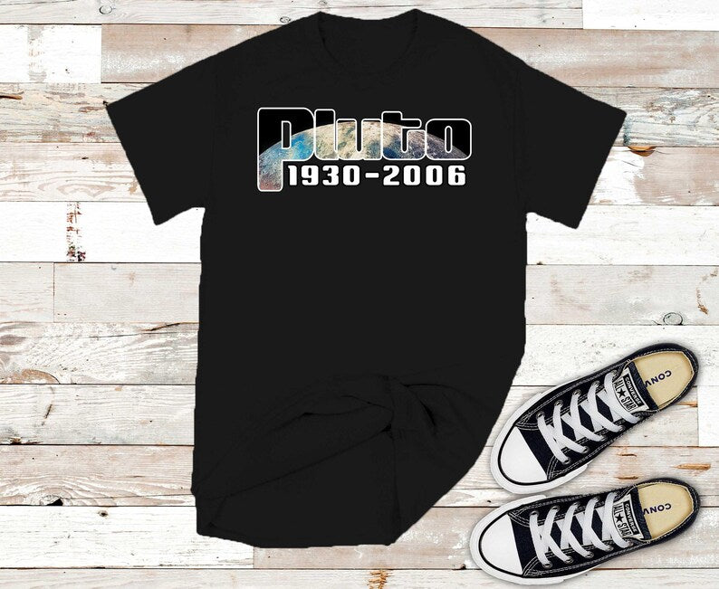 Pluto Tribute – Retro Space Design