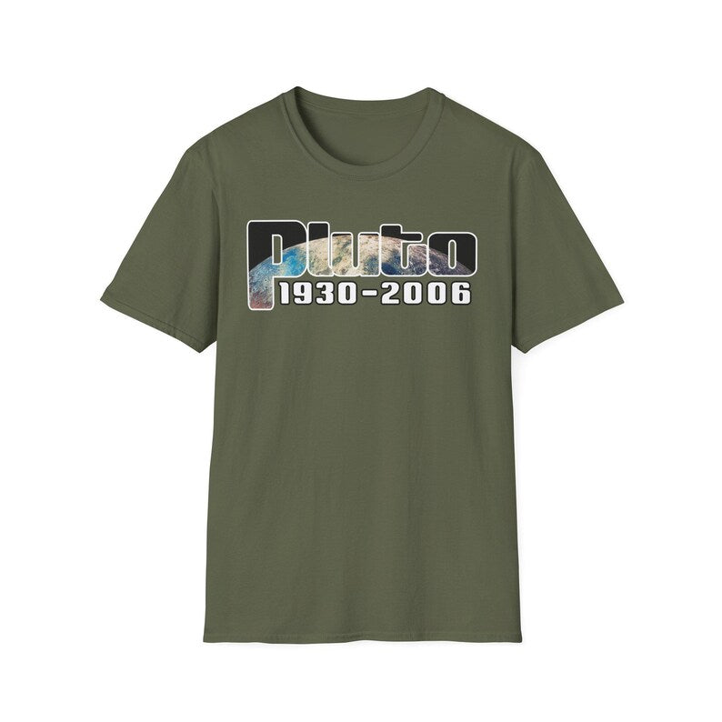 Pluto Tribute – Retro Space Design