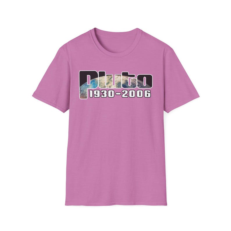 Pluto Tribute – Retro Space Design