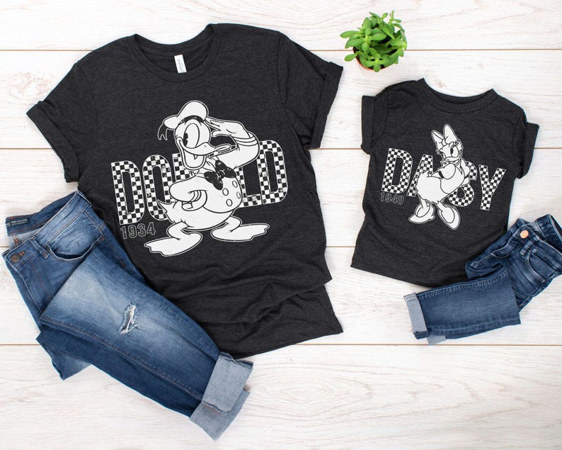 Retro Mickey Minnie Shirts, Retro Disney Trip Shirt, Retro Mickey and Friends Shirt, Checkered Mickey Shirt, Disney Family Vacation Shirt