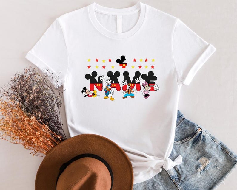 Mickey And Friends Custom Shirt, Disney Mickey And Friends Shirt, Mickey Mouse Shirt, Retro Mickey Shirt, Disney Characters Shirt