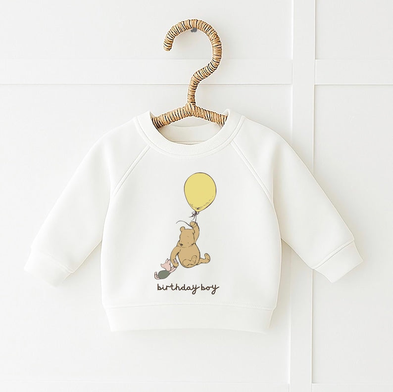 Classic Pooh, Baby Outfit, Bear Birthday, Romper, Winnie product image 2