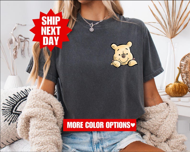Comfort Colors® Winnie The Pooh Shirt, Pooh and Friends Shirt, Pooh Shirt, Pooh Characters Shirt, Pooh Sweatshirt,  Disney Pooh Shirt