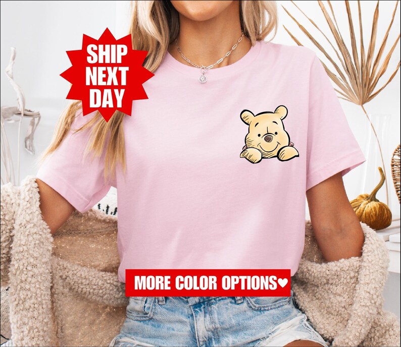 Comfort Colors® Winnie The Pooh Shirt, Pooh and Friends Shirt, Pooh Shirt, Pooh Characters Shirt, Pooh Sweatshirt,  Disney Pooh Shirt