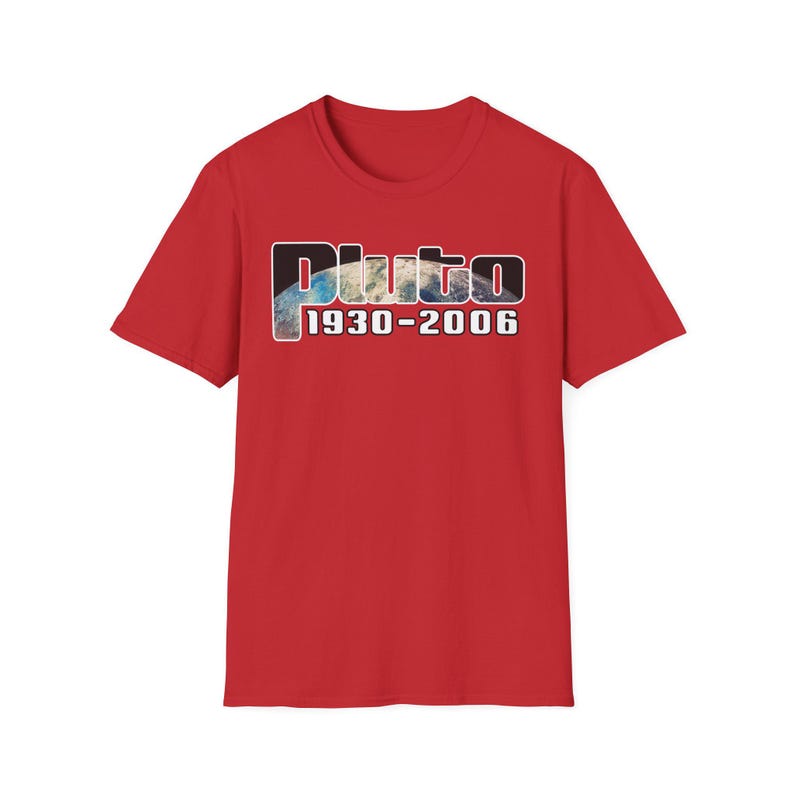 Pluto Tribute – Retro Space Design