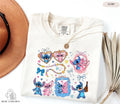Comfort Colors® Stitch and Angel Shirt, Disney Stitch Shirt, Disneyland Trip Tee, Disney Stitch Couple Shirt, Funny Disney Shirt, Disney Tee