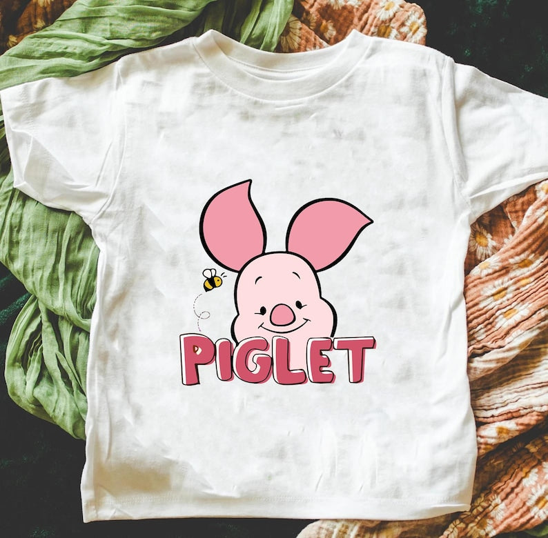 Winnie The Pooh Face Shirt,Winnie The Pooh Costum Shirt,Disney Matching Shirt,Pooh Tigger Eeyore Piglet Shirt,Disney Group Matching Shirt