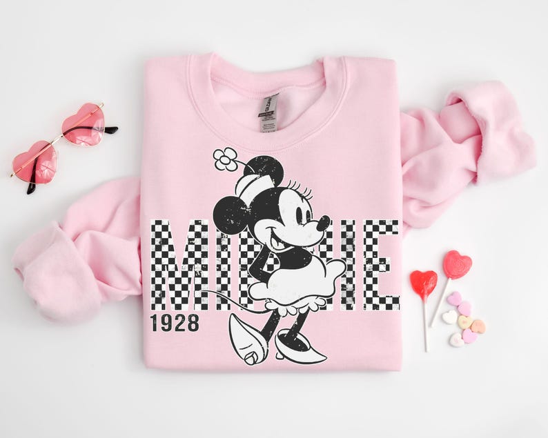 Retro Mickey Minnie Shirts, Retro Disney Trip Shirt, Retro Mickey and Friends Shirt, Checkered Mickey Shirt, Disney Family Vacation Shirt
