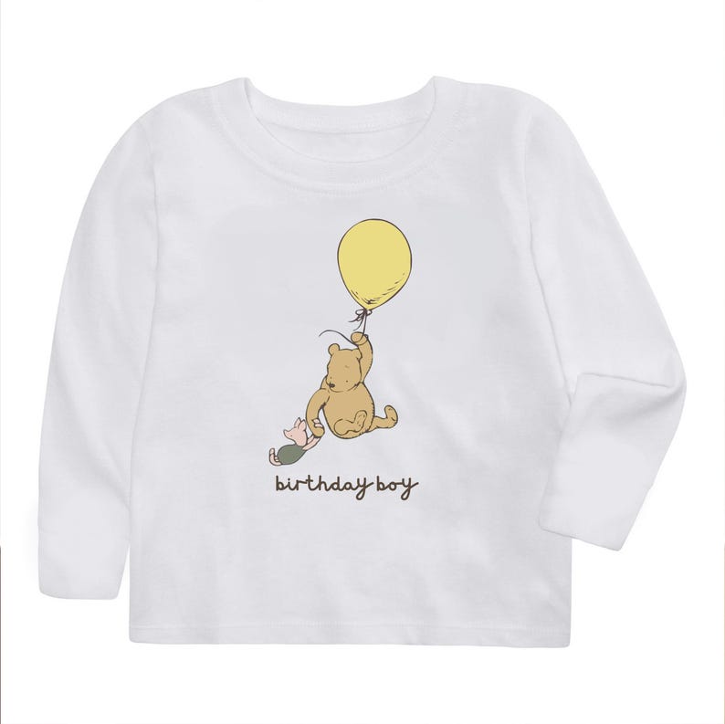 Classic Pooh, Baby Outfit, Bear Birthday, Romper, Winnie product image 10