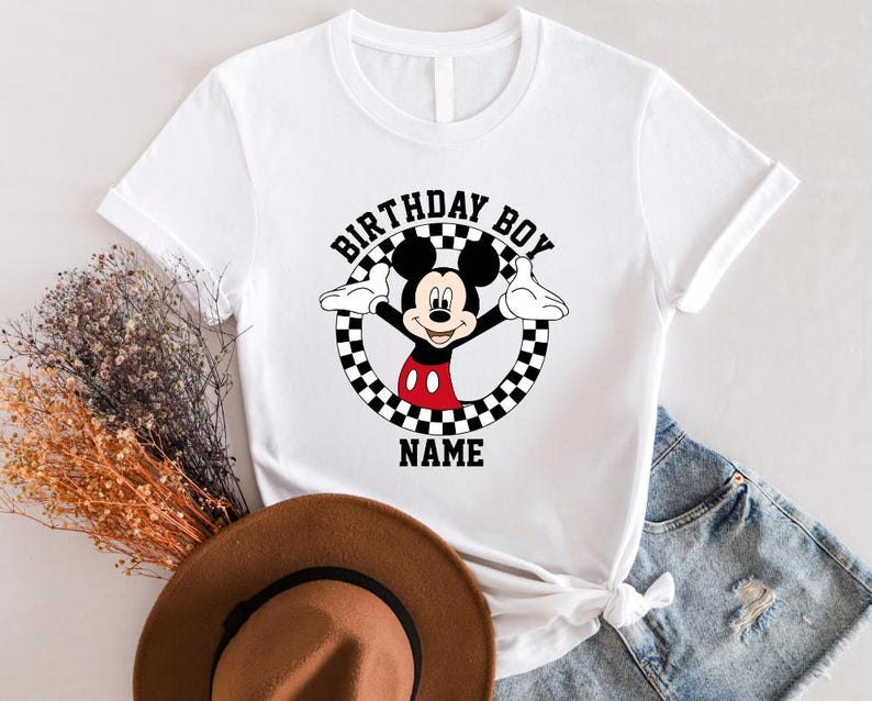 Mickey And Friends Birthday Custom Shirt, Disney Mickey And Friends Shirt, Mickey Mouse Shirt, Retro Mickey Shirt, Disney Characters Shirt