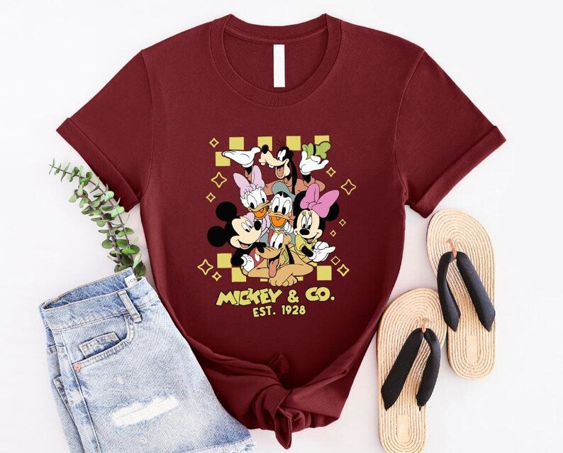 Mickey And Friends CO Shirt, Mickey And Friends Shirt, Mickey Mouse Shirt, Retro Mickey Shirt, Friends Shirt, Disney Mickey Mouse Shirt