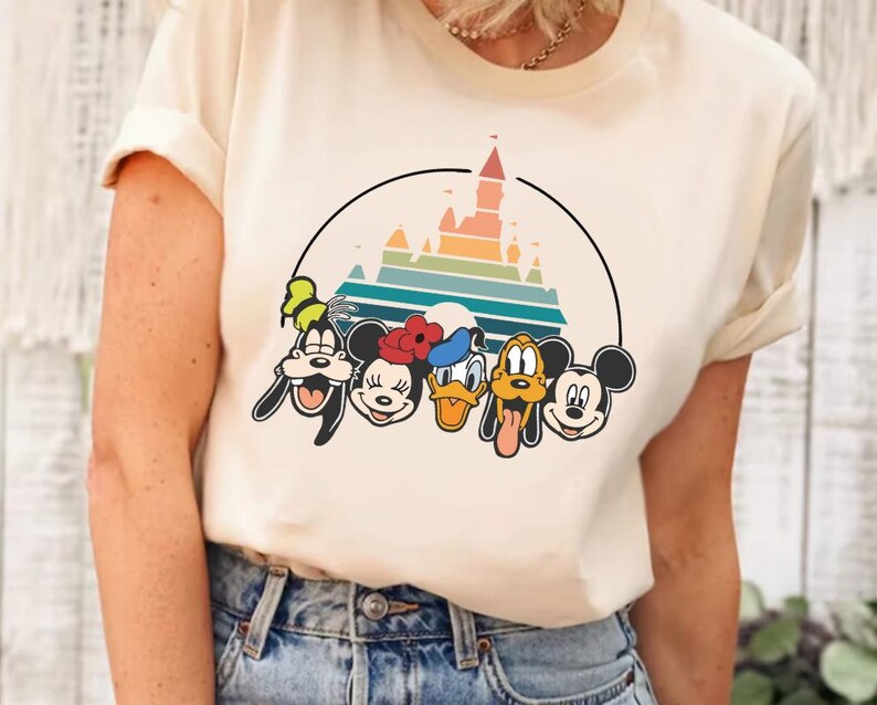 Mickey And Friends Shirt, Mickey And Friends Shirt, Mickey Mouse Shirt, Retro Mickey Shirt, Friends Shirt, Disney Mickey Mouse Shirt