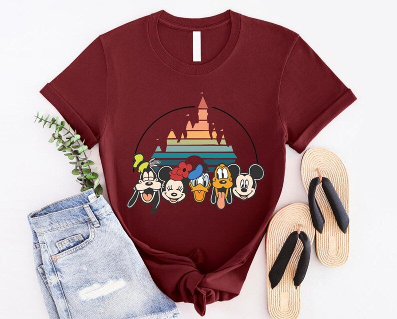 Mickey And Friends Shirt, Mickey And Friends Shirt, Mickey Mouse Shirt, Retro Mickey Shirt, Friends Shirt, Disney Mickey Mouse Shirt