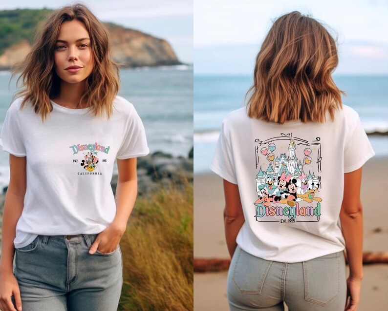 Two-Sided Mickey Mouse Shirt, Mickey And Friends Shirt, Retro Mickey Mouse Shirt, Disney Shirt, Friends Shirt