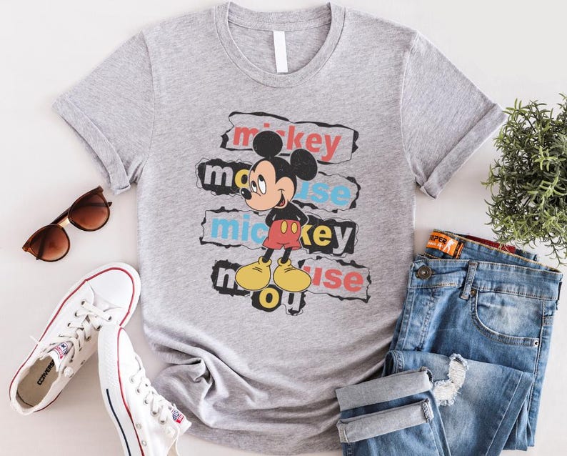 Retro Mickey Mouse Shirt, Mickey And Friends Shirt, Disney Shirt, Mickey And Minnie Shirt, Classic Mickey Shirt, Mickey Mouse Shirt